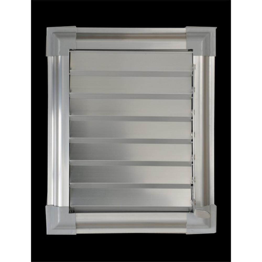 Panjur Dünyası 35 x 45 cm Alüminyum Eloksal Banyo Wc Panjur ve Menfezi - Alüminyum Gri Nalburiye & Hırdavat Fiyatı