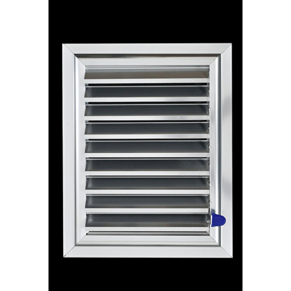 Panjur Dünyası 50 x 50 cm Alüminyum Eloksal Banyo Wc Panjur ve Menfezi - Alüminyum Gri Nalburiye & Hırdavat Fiyatı