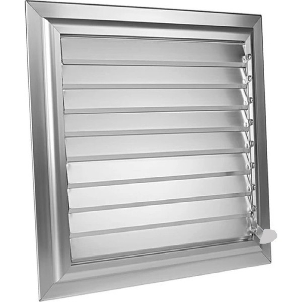 Panjur Fan 25X25 Aspiratörlü - Fanlı Alüminyum Hareketli Yüzeysel Parlak Krom (Gümüş) Banyo Wc Menfezi Nalburiye & Hırdavat Fiyatı