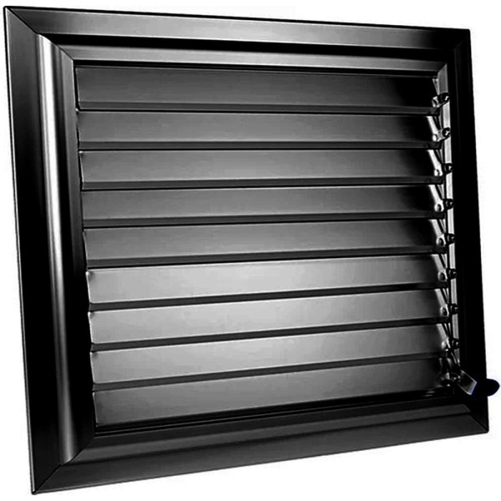 Panjur Fan 40x25 Cm Aspiratörlü - Fanlı Alüminyum Hareketli Yüzeysel Siyah Banyo Wc Menfezi Miktar; 1000 Nalburiye & Hırdavat Fiyatı