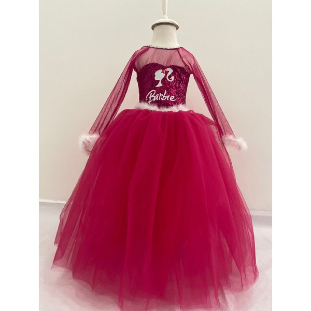 PANO KİDS Barbie Uzun Kol Elbise Kız Çocuk Elbise Fiyatı