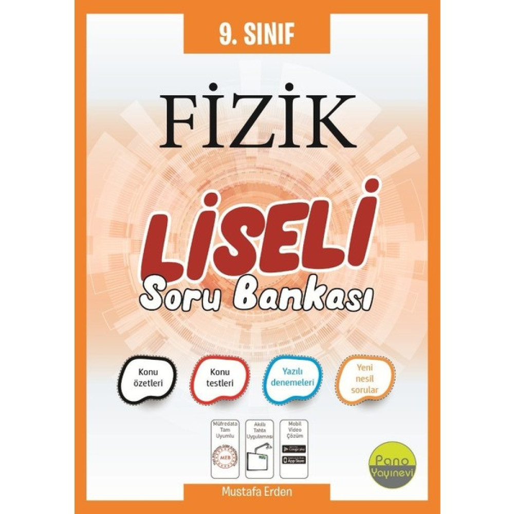 Pano Yayınları 9. Sınıf Fizik Soru Bankası (Liseli) Fizik Fiyatı