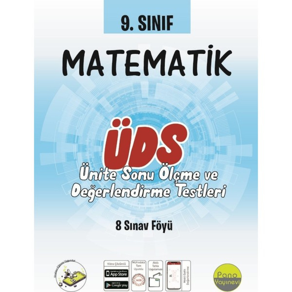 Pano Yayınları 9. Sınıf Matematik Ünite Değerlendirme Sınavı (8 Sınav) Matematik Fiyatı