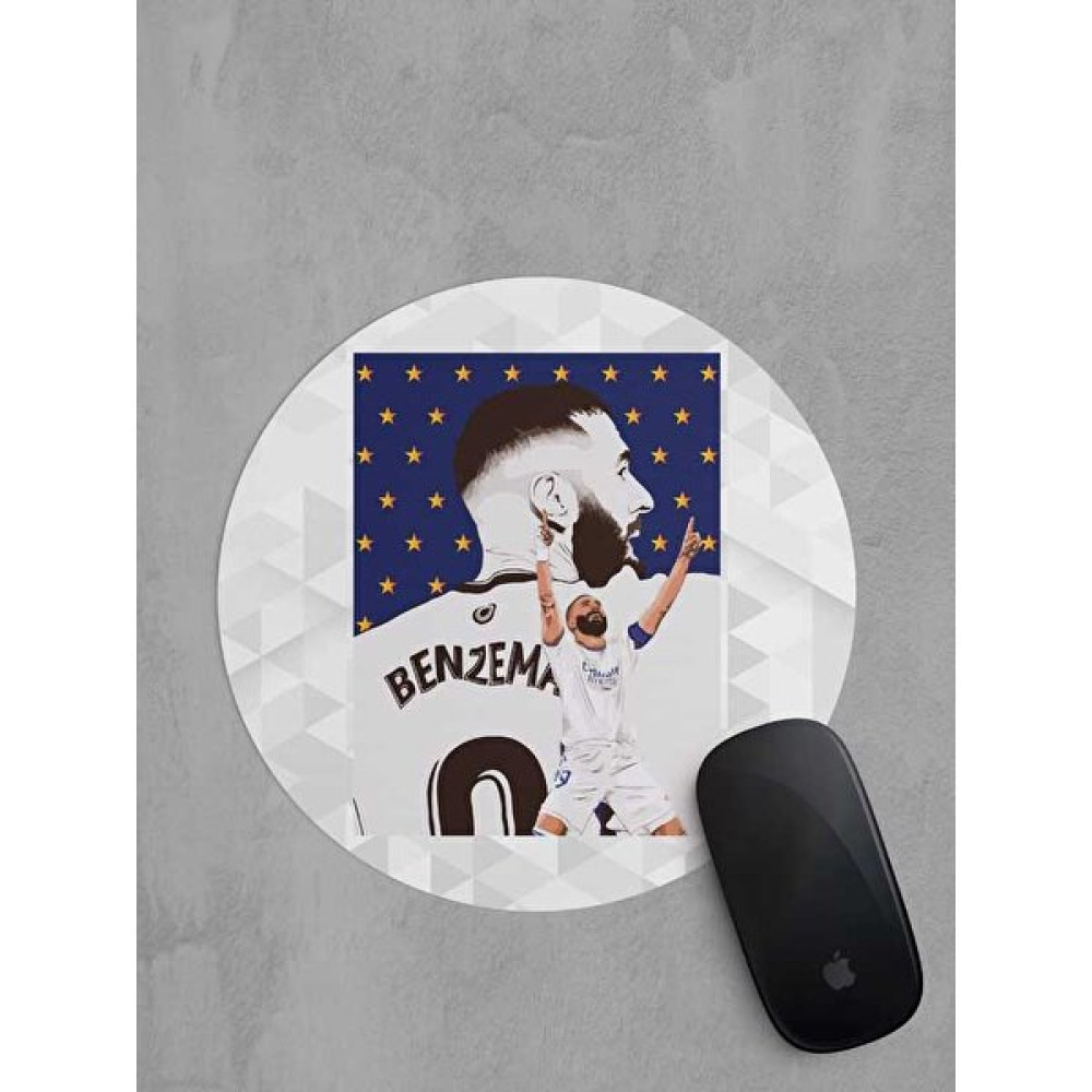 Panorama Ajans Karim Benzema Gol Sevinci Portre Real Madrid Yuvarlak Mouse Pad Mouse Pad Fiyatı