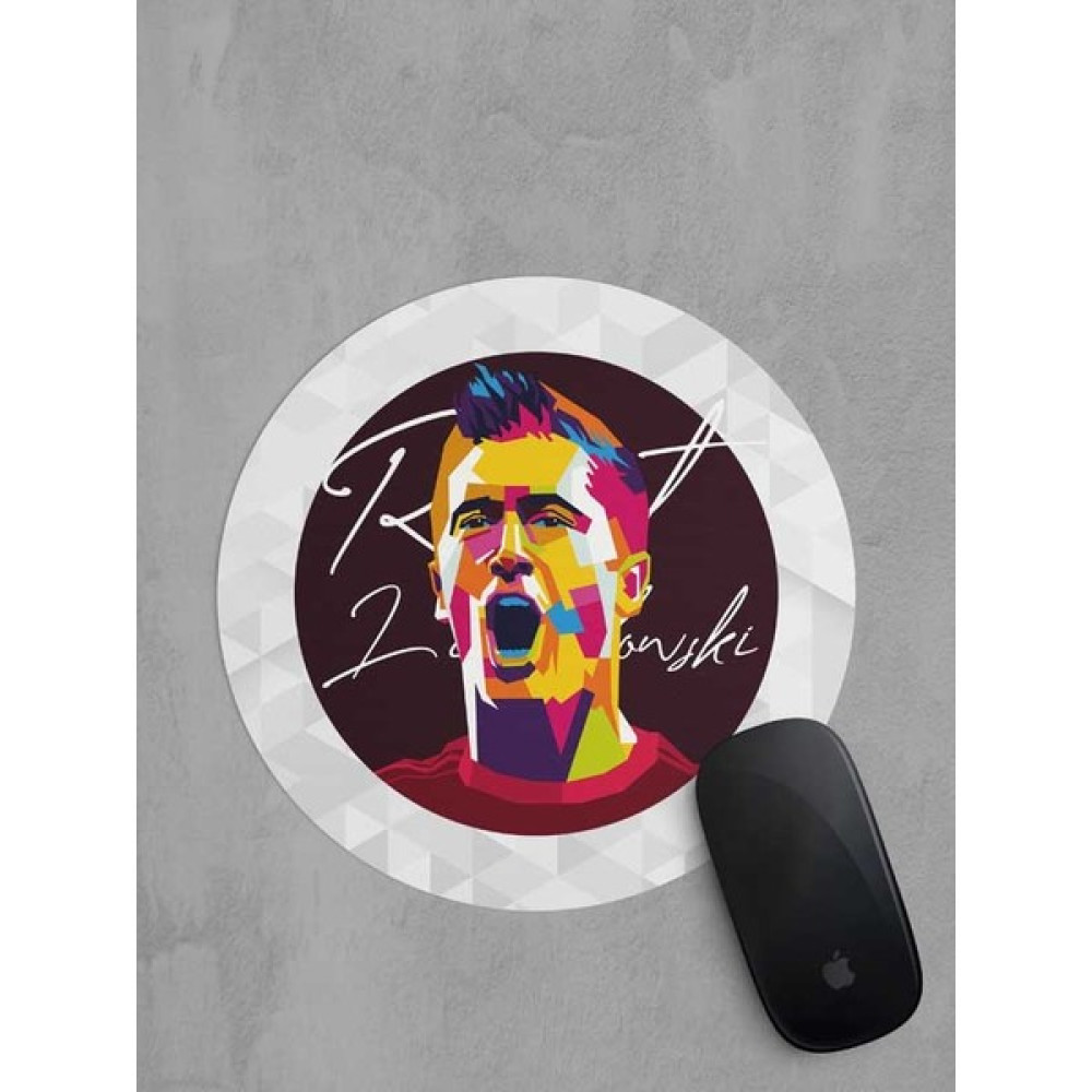 Panorama Ajans Robert Levandovski Bayern Munhen Polonya Tasarımı Yuvarlak Mouse Pad Mouse Pad Fiyatı