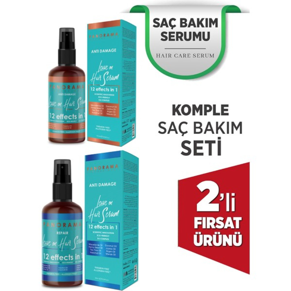 Panorama Leave On Hair Saç Serum 100 ml 2'li Fırsat Set Oto Boyaları Fiyatı