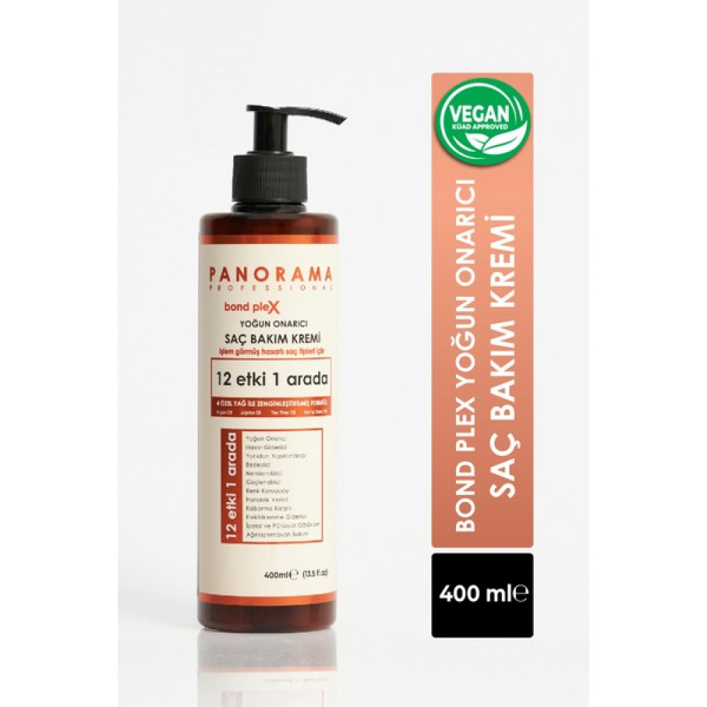 Panorama Professional Bond Plex Yoğun Onarıcı Saç Bakım Kremı-400 ml Yıpranmış Saçlar için Ağırlaştırmayan Bakım / 12 Etki 1 Arada / 4 Özel Yağ ile Zenginleştirilmiş Formül Oto Boyaları Fiyatı