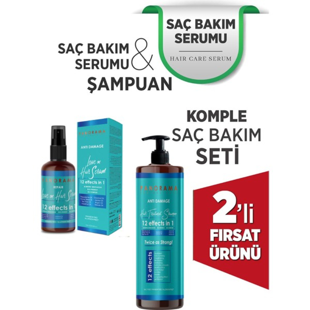 Panorama Professıonal Şampuan 400 ml & Leave On Saç Serum 100 ml Oto Boyaları Fiyatı