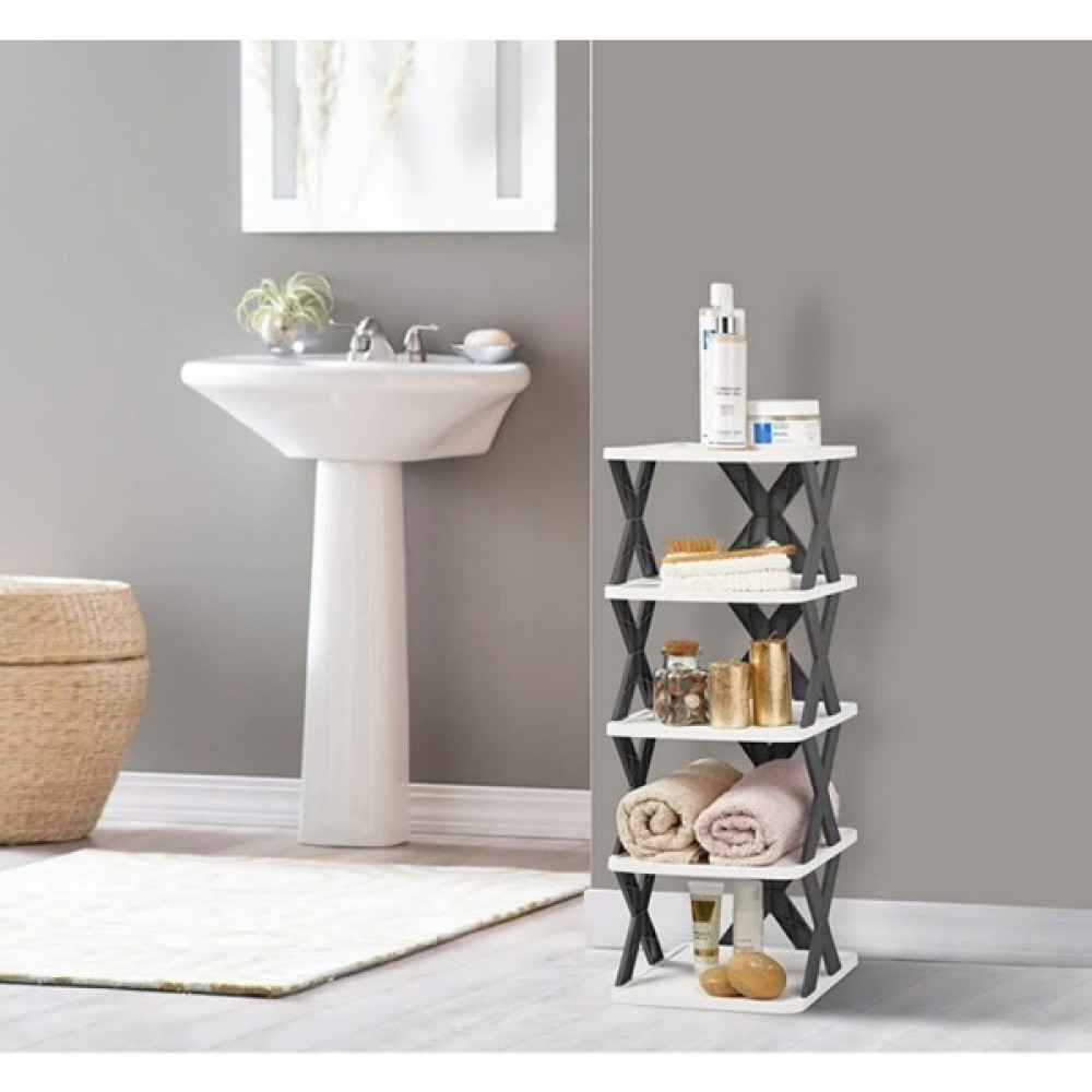Panoramas Home Gri x Model Organizer Banyo Havluluğu Mutfak Erzaklık Ayakkabılık Çok Amaçlı Düzenleyici Raf Ayakkabılık Fiyatı
