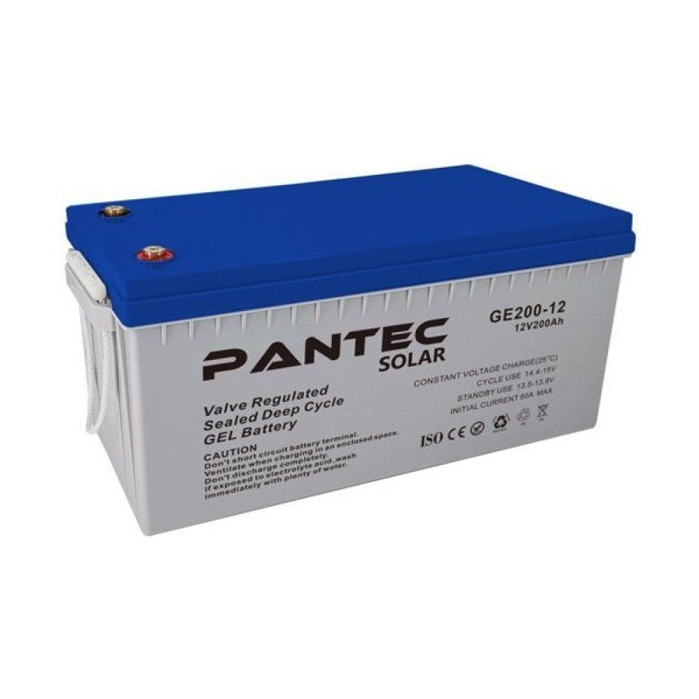 Pantec 12 Volt 200 Amper Jel Akü Akü Fiyatı