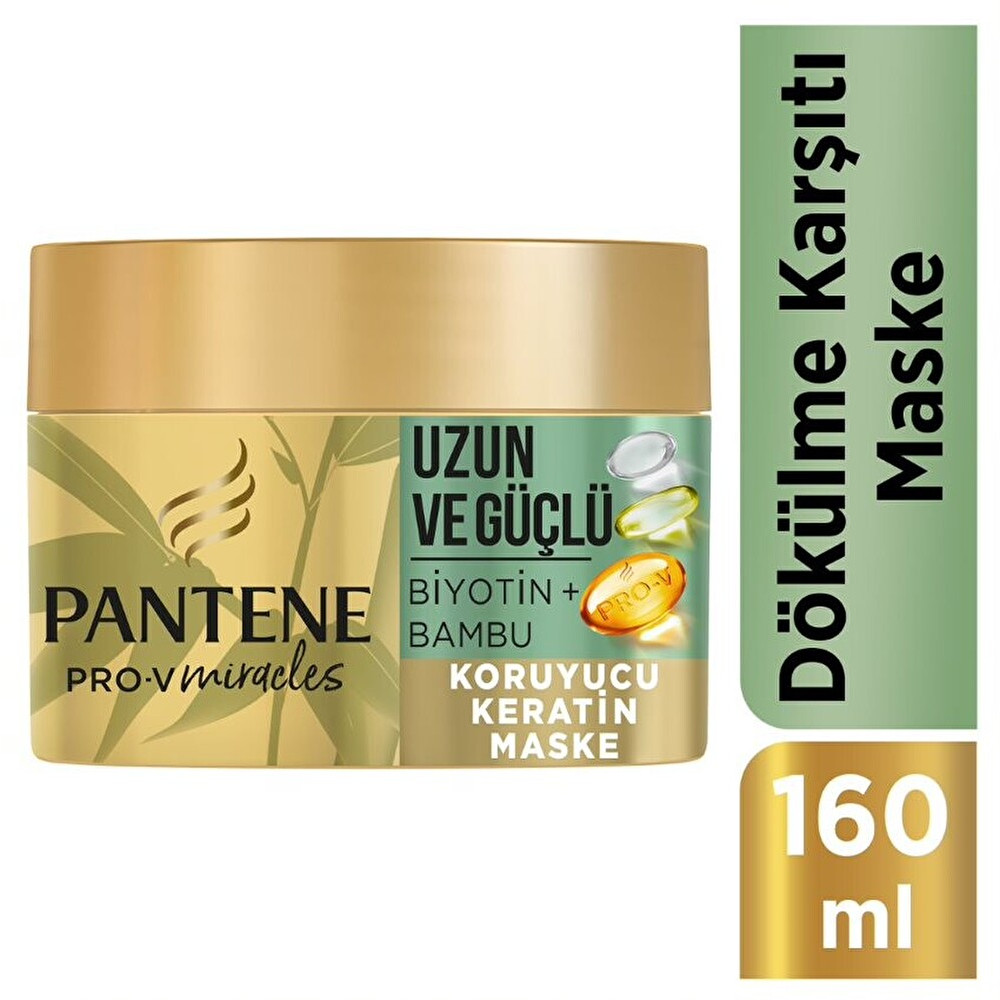 Pantene Bambu Ve Biyotinli Koruyucu Keratin Saç Maskesi 160 ml Şampuan ve Saç Kremi Fiyatı