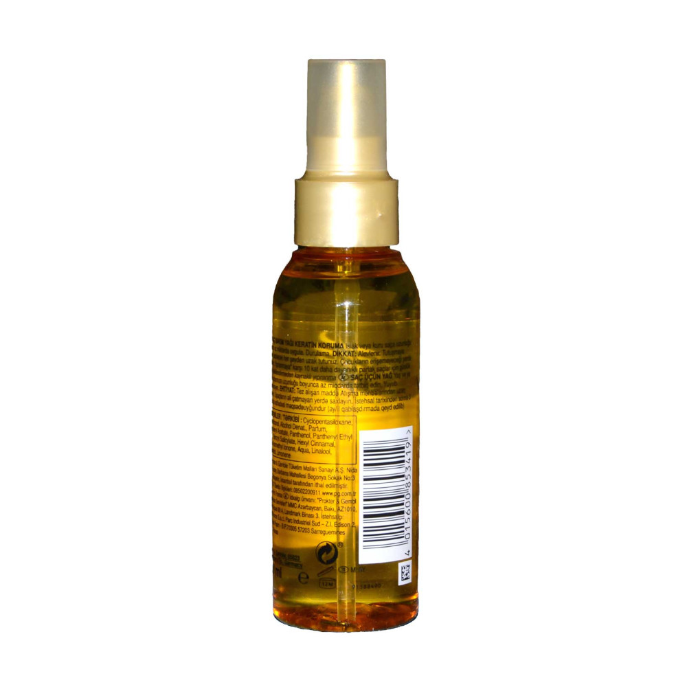 Pantene Saç Bakım Yağı 100 ml Onarıcı & Keratin Koruyucu