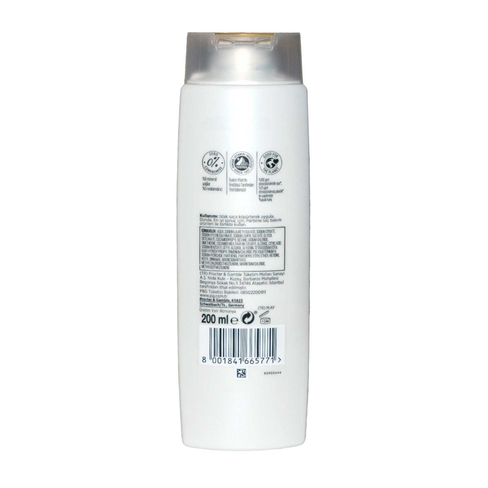 Pantene Şampuan 200 ml 3'ü 1 Arada Temel Bakım