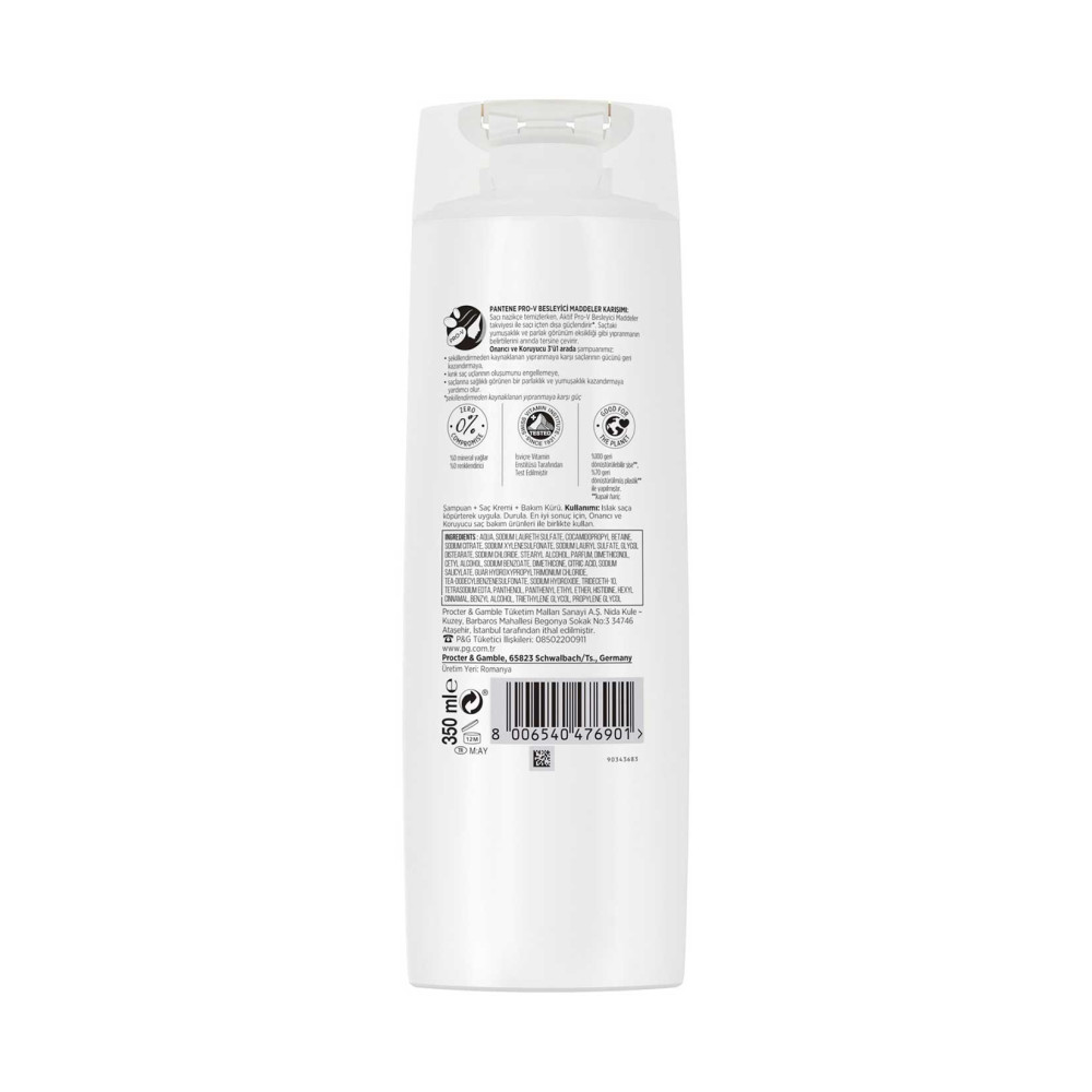 Pantene Şampuan 350 ml 3'ü 1 Arada Onarıcı ve Koruyucu