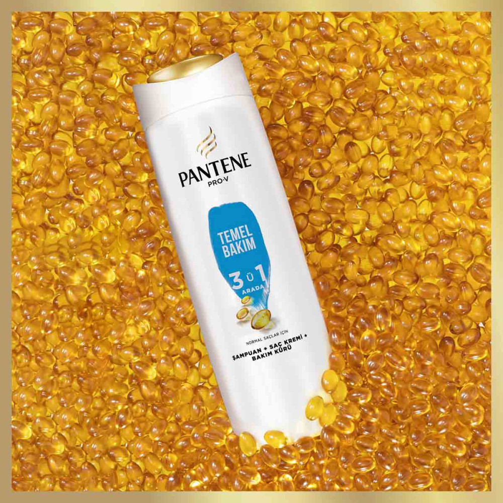 Pantene Şampuan 350 ml 3'ü 1 Arada Temel Bakım