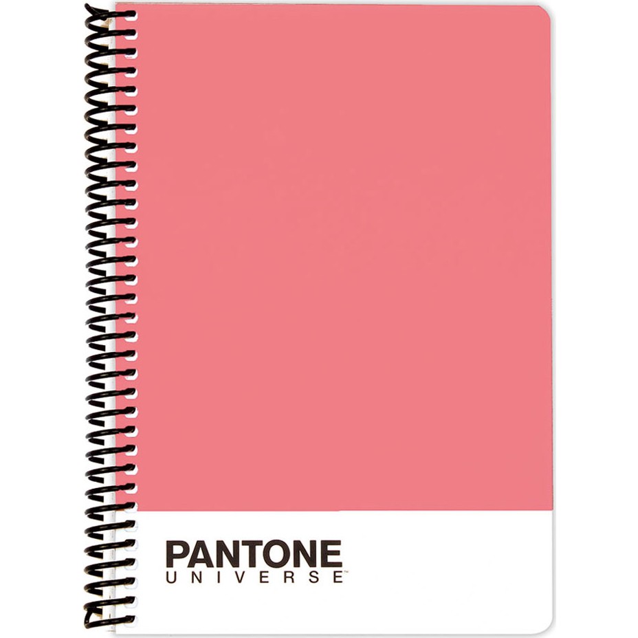 Pantone A5 Boy Spiralli Çizgili Defter Pembe 47258-4 Defter & Kağıt Ürünleri Fiyatı