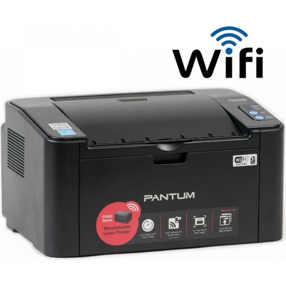 Pantum Life Teknoloji Pantum P2500W Wifi Mono Lazer Yazıcı Tam Dolu Toner - Siyah Yazıcılar Fiyatı
