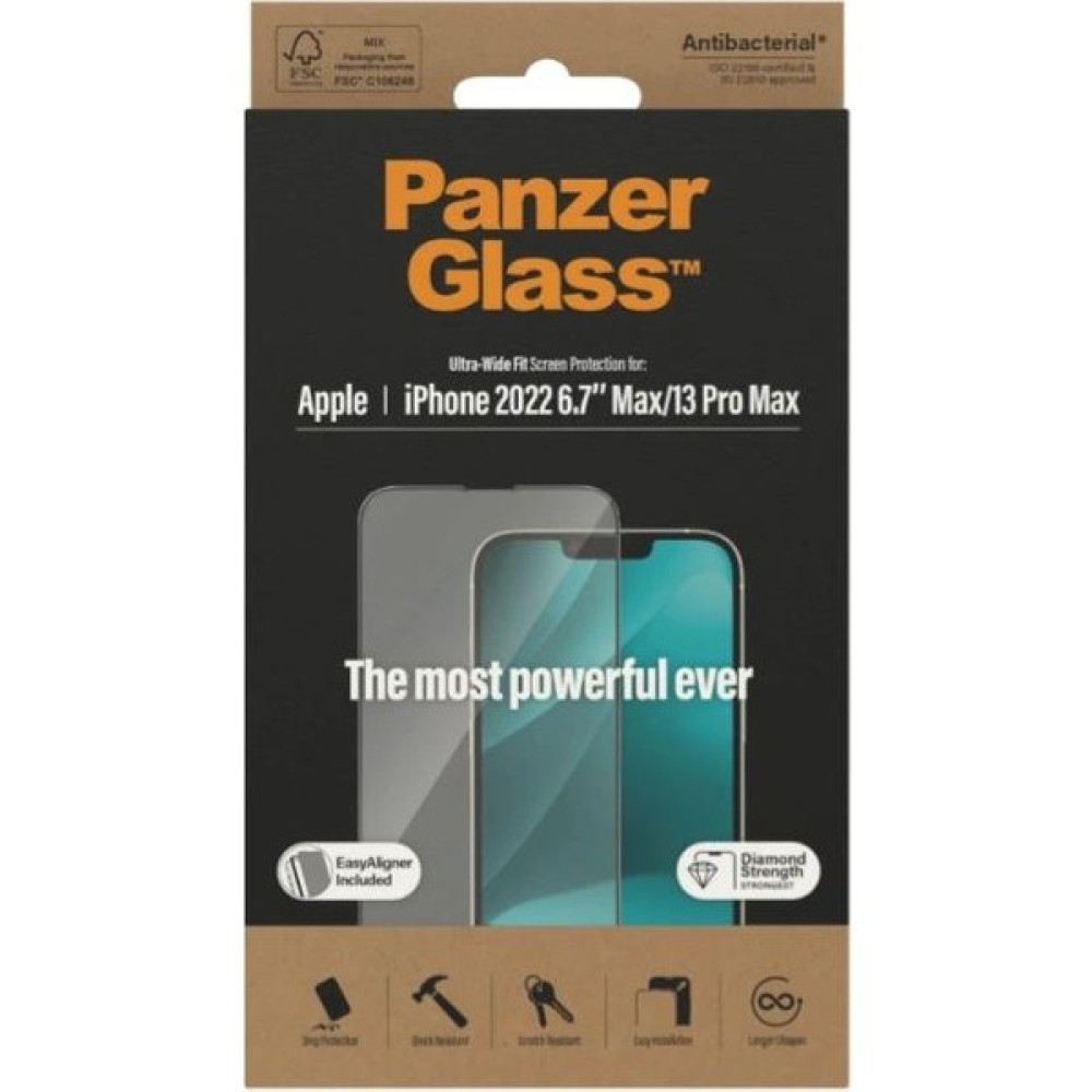 Panzer Apple iPhone 14 Plus/13 Pro Max Uwf Antibakteriyel Ekran Koruyucu - Şeffaf - iPhone 14 Plus Cep Telefonu Ekran Koruyucusu Fiyatı
