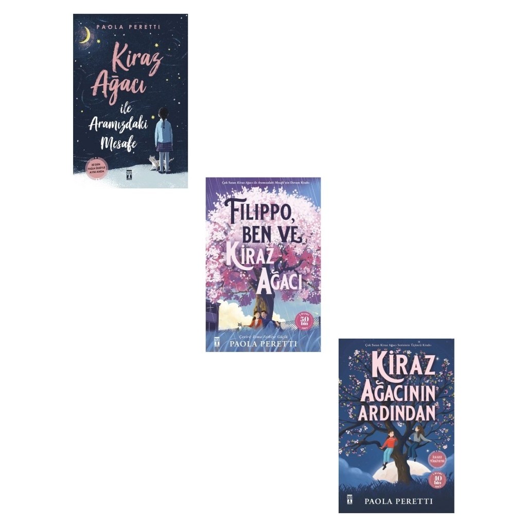 Paola Peretti Kiraz Ağacı Serisi 3 Kitap (Kiraz Ağacı ile Aramızdaki Mesafe + Kiraz Ağacının Ardından + Filippo Ben ve Kiraz Ağacı) Diğer Fiyatı