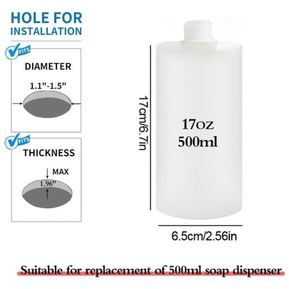 Papajack BOTTLE-500ML Mutfak Bulaşık Deterjanı Dispenseri Lavabo Sabunu Pompalı Dispenser Paslanmaz Çelik Dahili Deterjan Bulaşık Deterjanı Sıvı Ka... Sabunluk Fiyatı
