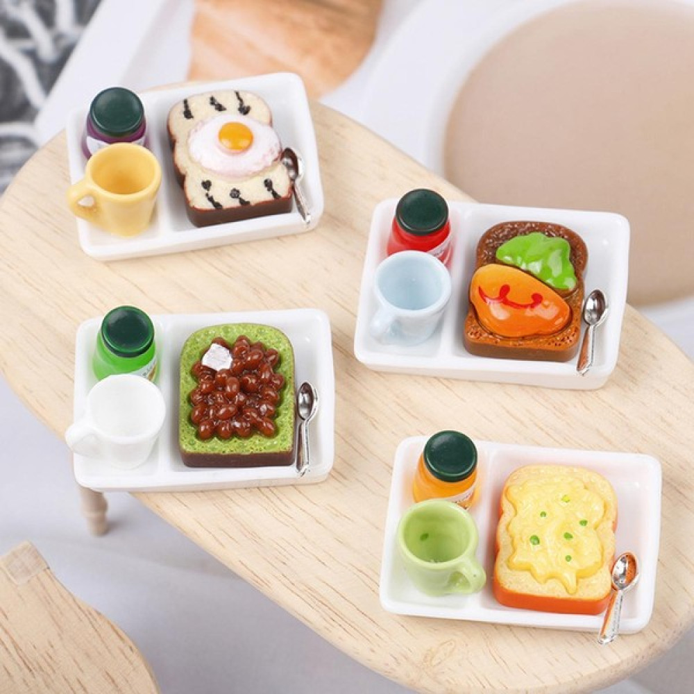 Papajack Dollhouse Minyatür Tost Ekmeği Reçel Yemek Tabağı Bardak Kaşık Seti Bebek Mutfak Oyuncak (Yurt Dışından) Eğitici Oyuncak Fiyatı