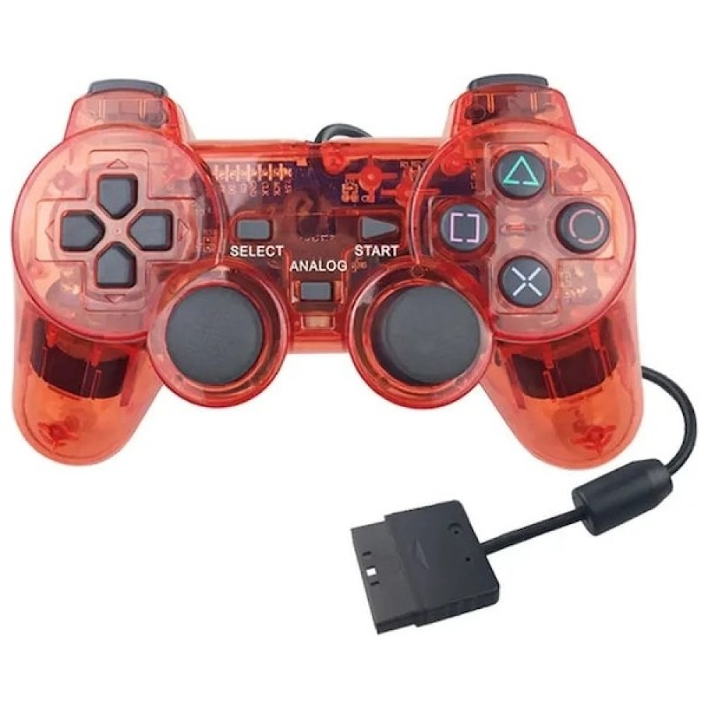 Papajack Kırmızı Kablolu Bağlantı Gamepad Çift Titreşim Oyun Denetleyicisi Kolu Ps2 Tablet Pc Akıllı Tv Kutusu Için Uygun (Yurt Dışından) Konsol Aksesuarları Fiyatı