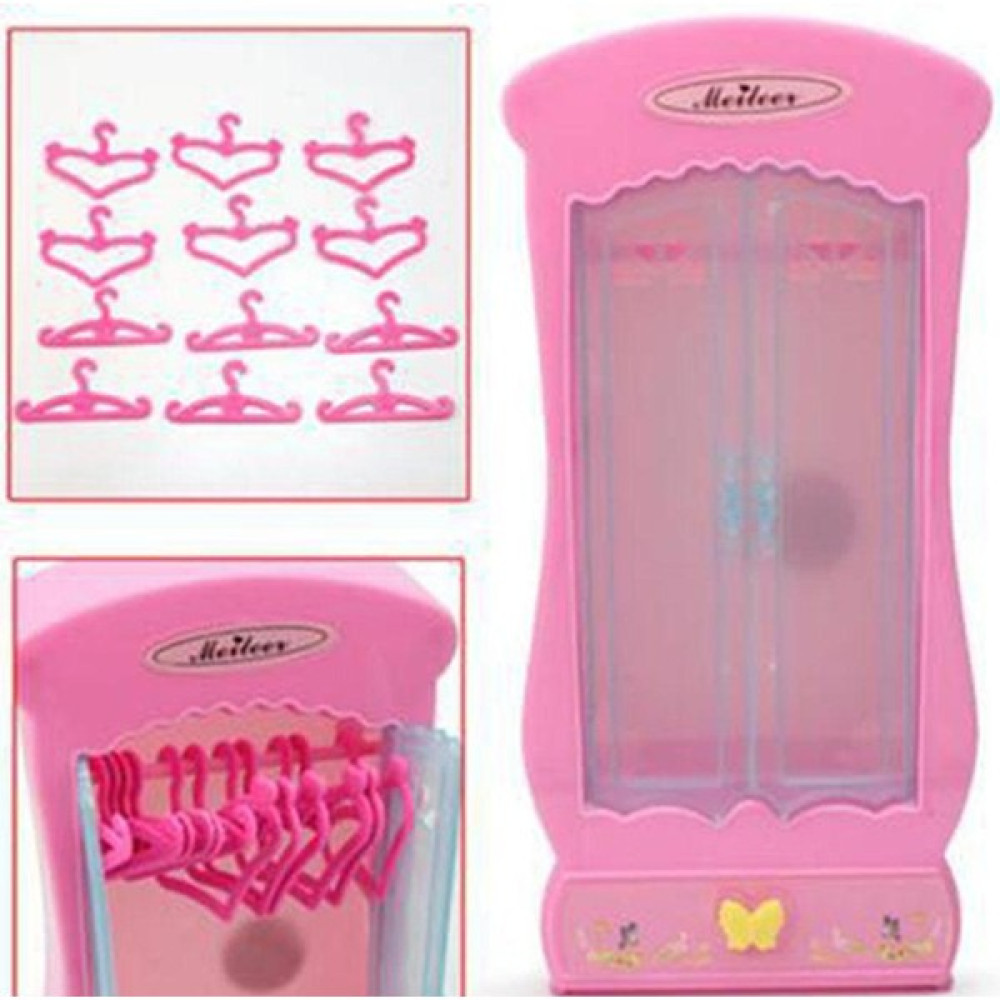 Papajack Pembe Dolap Gardırop Askıları 30 cm Bebek Kız Oyuncak Mobilya Aksesuarları Hediyeler Için Yükseklik: 30 cm Bebek Için Uygun (Yurt Dışından) Eğitici Oyuncak Fiyatı