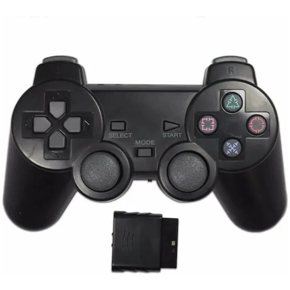 Papajack Siyah-Kablosuz Denetleyici Gamepad Şeffaf Renk 2.4g Titreşim Joystick Controle Gamepad Sony Ps2 Joypad Oyun Aksesuarları (Yurt Dışından) Konsol Aksesuarları Fiyatı