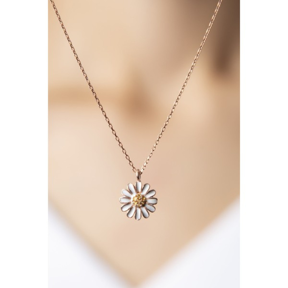 Papatya Silver 925 Ayar Papatya Gümüş Kolye Gümüş Kolye Fiyatı