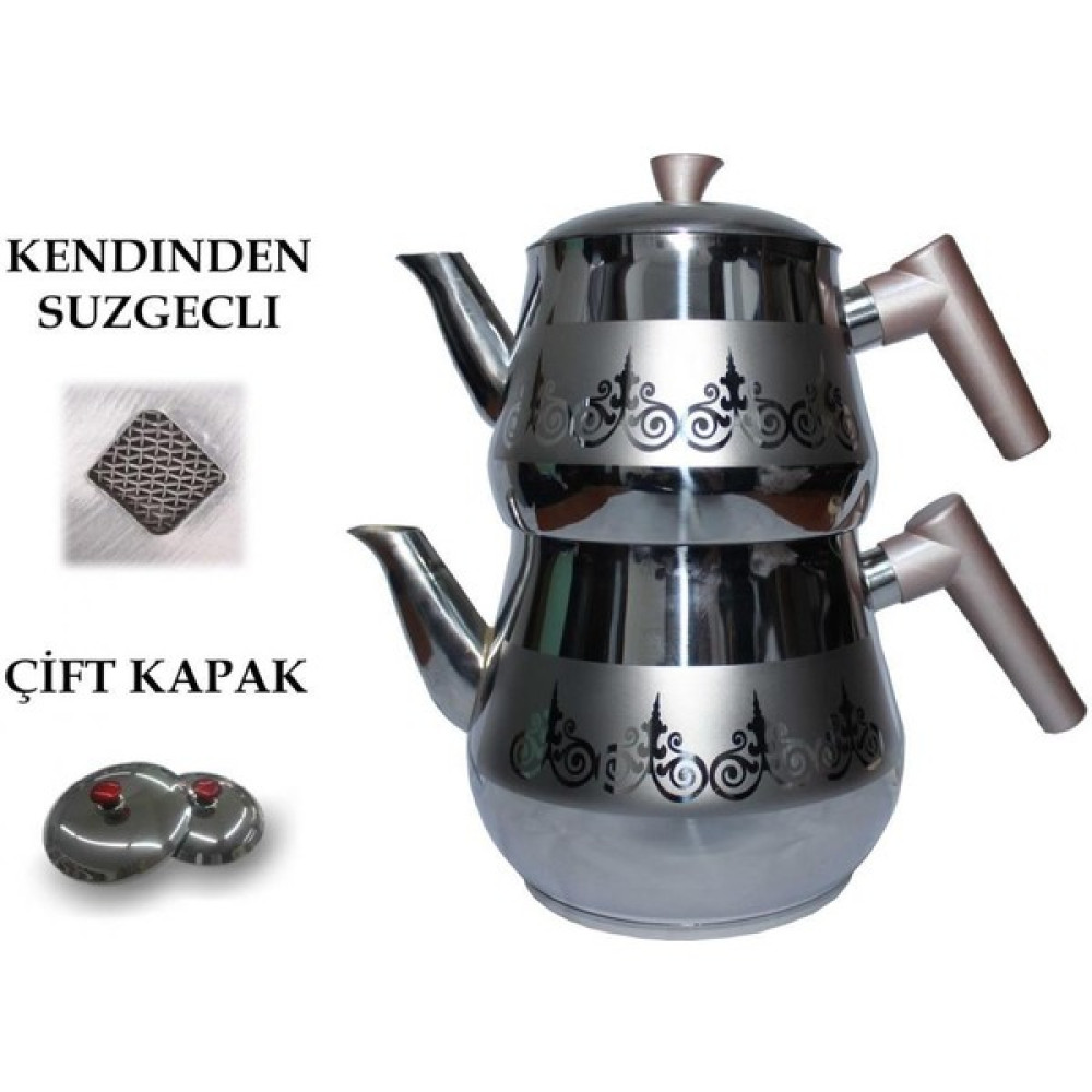 Papatyam Burcu Pramit Satenli Orta Çaydanlık Çay / Çaydanlık Setleri Fiyatı
