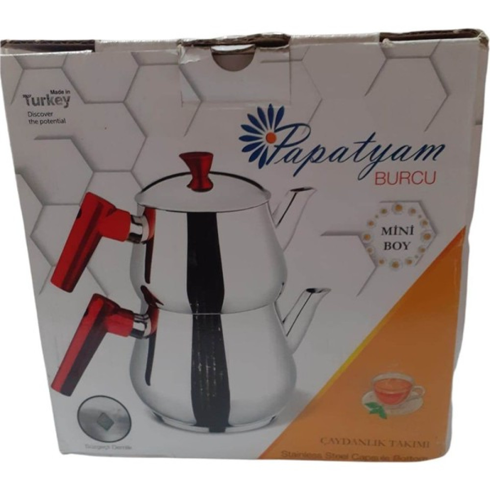 Papatyam Burcu Satenli Mini Boy Çaydanlık Takımı Çay / Çaydanlık Setleri Fiyatı