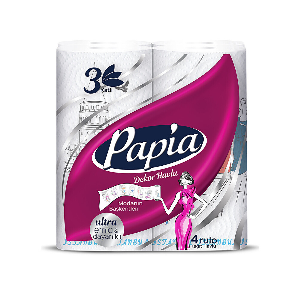 Papia 4'lü Decor Havlu Kağıt Havlu Fiyatı