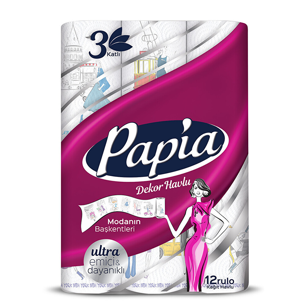 Papia Havlu 12'li Decor Kağıt Havlu Fiyatı