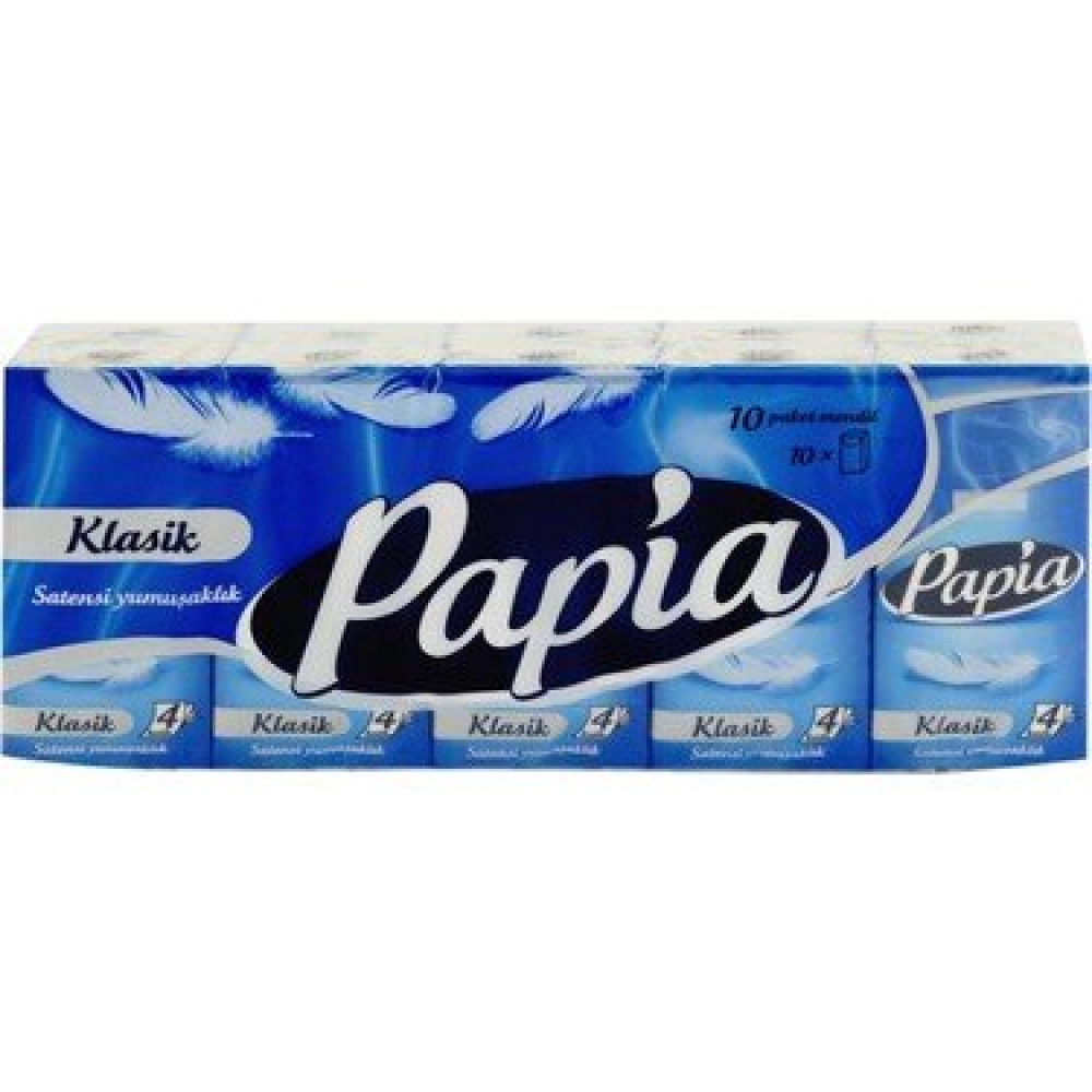 Papia Mendil 10'lu 30'lu Kağıt Mendil Fiyatı