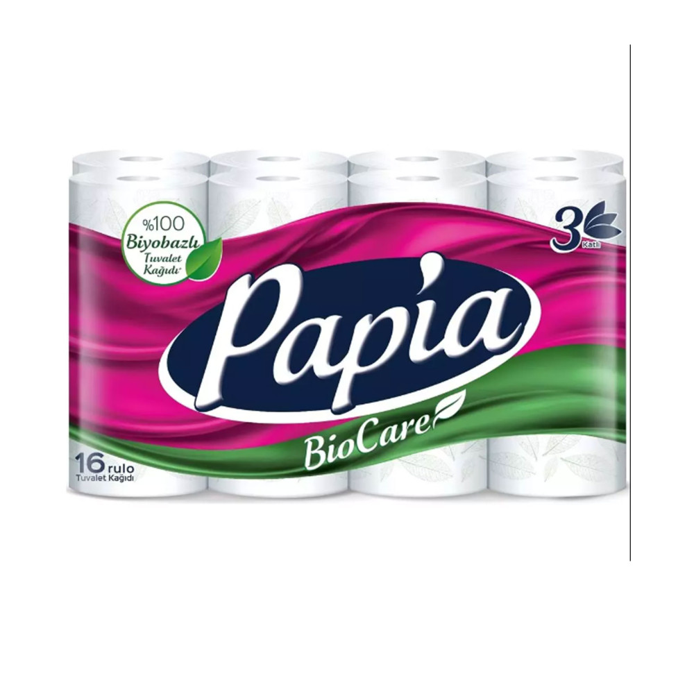 Papia Tuvalet Kağıdı 16 Rulo Bio Care Tuvalet Kağıdı Fiyatı