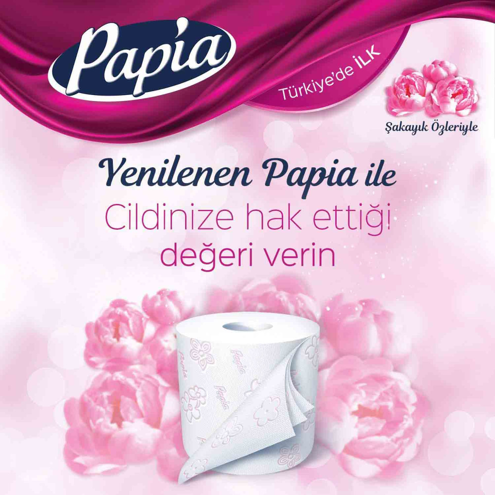 Papia Tuvalet Kağıdı 32 Rulo Parfümlü