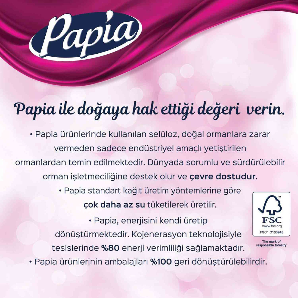 Papia Tuvalet Kağıdı 32 Rulo Parfümlü