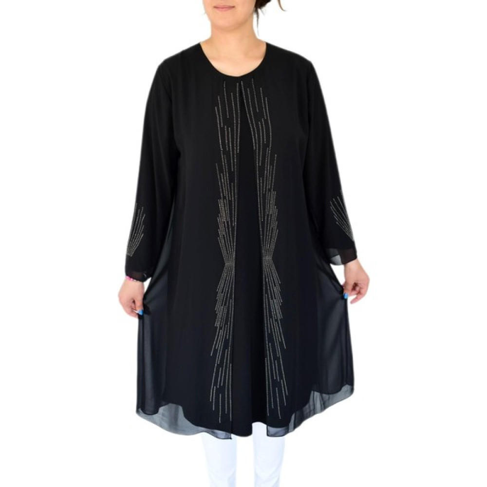 Papilla Kadın Abiye Taşlı Tunik Elbise 9525 BGL-ST02661 Elbise Fiyatı