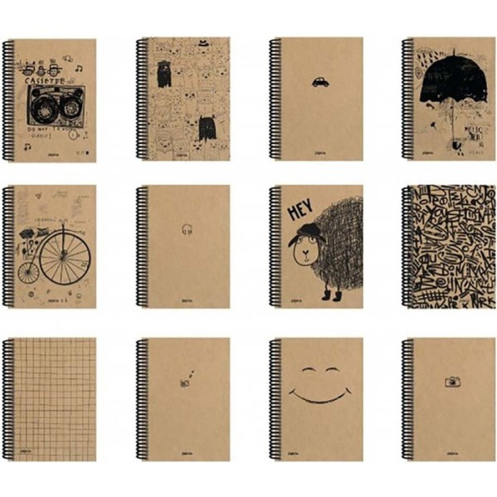 Papirüs Kraft Spr. Sert Kapak 19X27 80 Yp. Çizgili Oto Boyaları Fiyatı