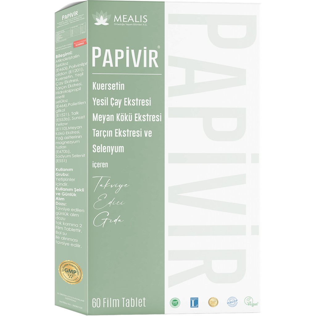 Papivir - 60 Film Tablet Diğer Fiyatı