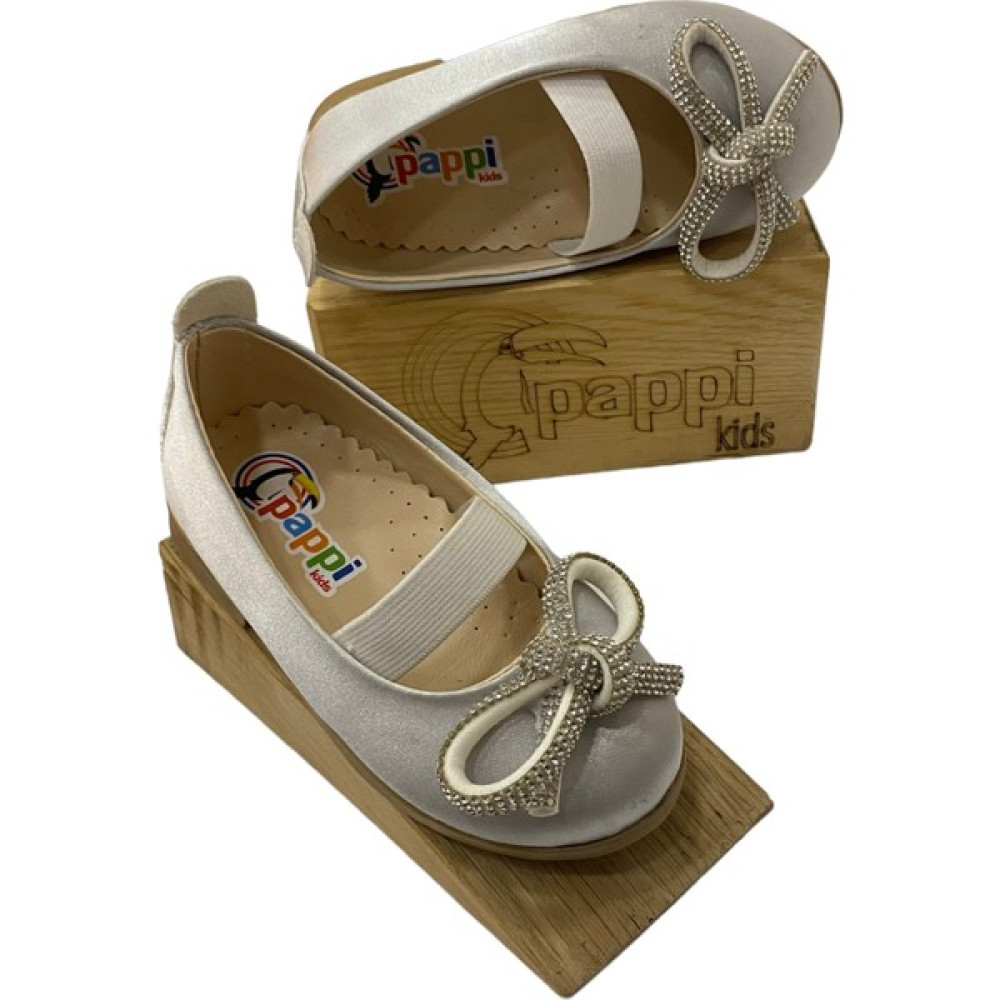 Pappikids PAPPIKIDSB223Y Kız Çocuk Günlük Abiye Babet Ayakkabı Kız Çocuk Babet Fiyatı