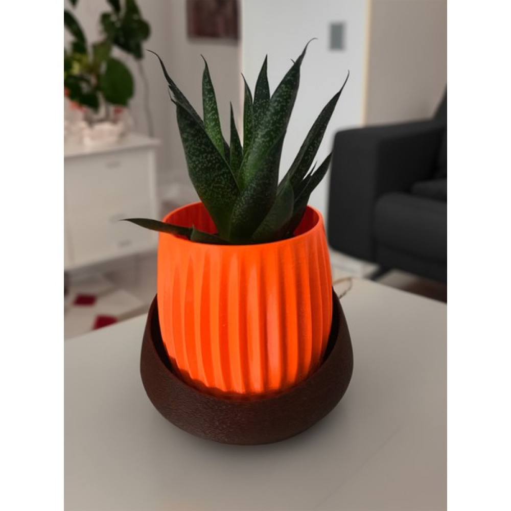Paprika Modern Saksı - Masa ve Raflar İçin İdeal - Turuncu Oto Boyaları Fiyatı