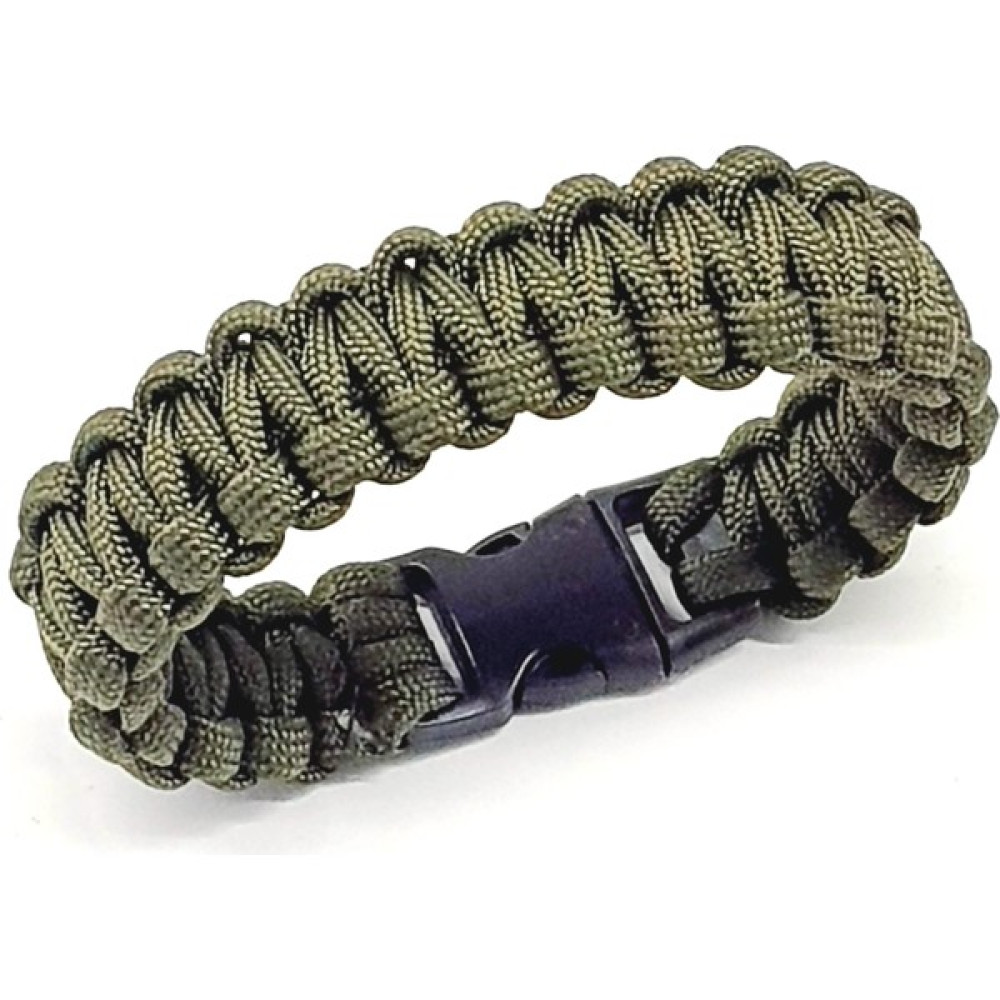 Paracord Bileklik Haki - 19 cm Saat ve Bileklik Aksesuarı Fiyatı