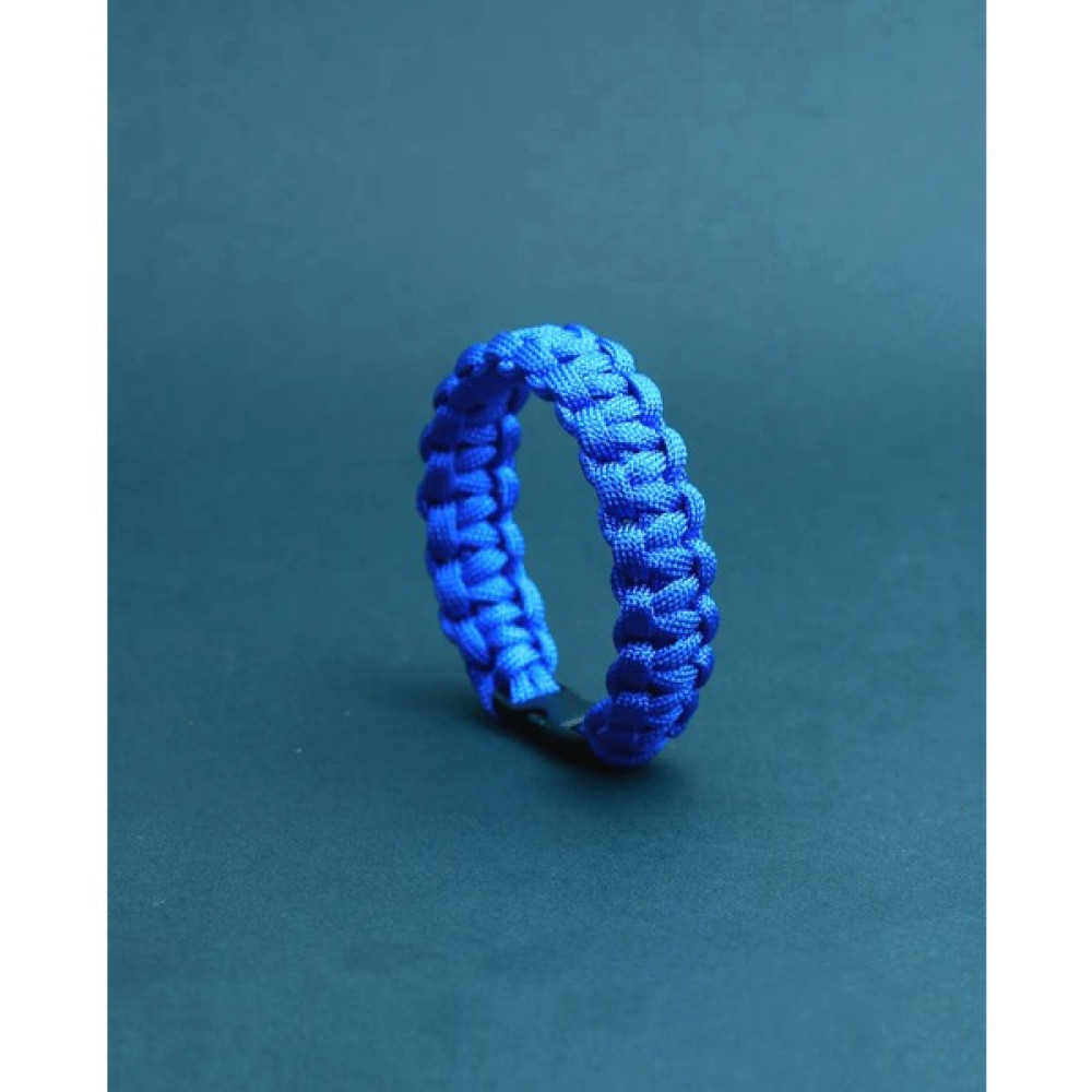 Paracord Bileklik Mavi - 18 cm Saat ve Bileklik Aksesuarı Fiyatı