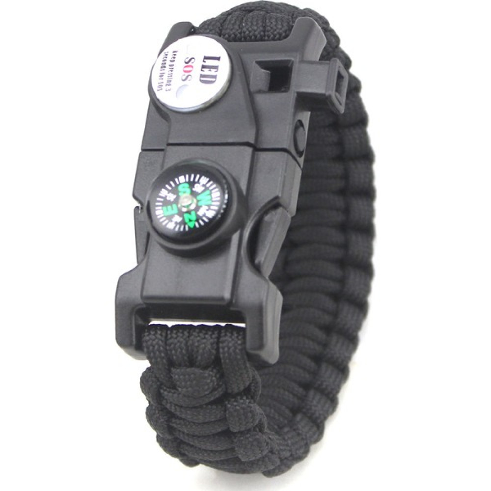 Paracord Survival 19 In 1 LED Işıklı Outdoor Bileklik Kamp Malzemeleri Fiyatı