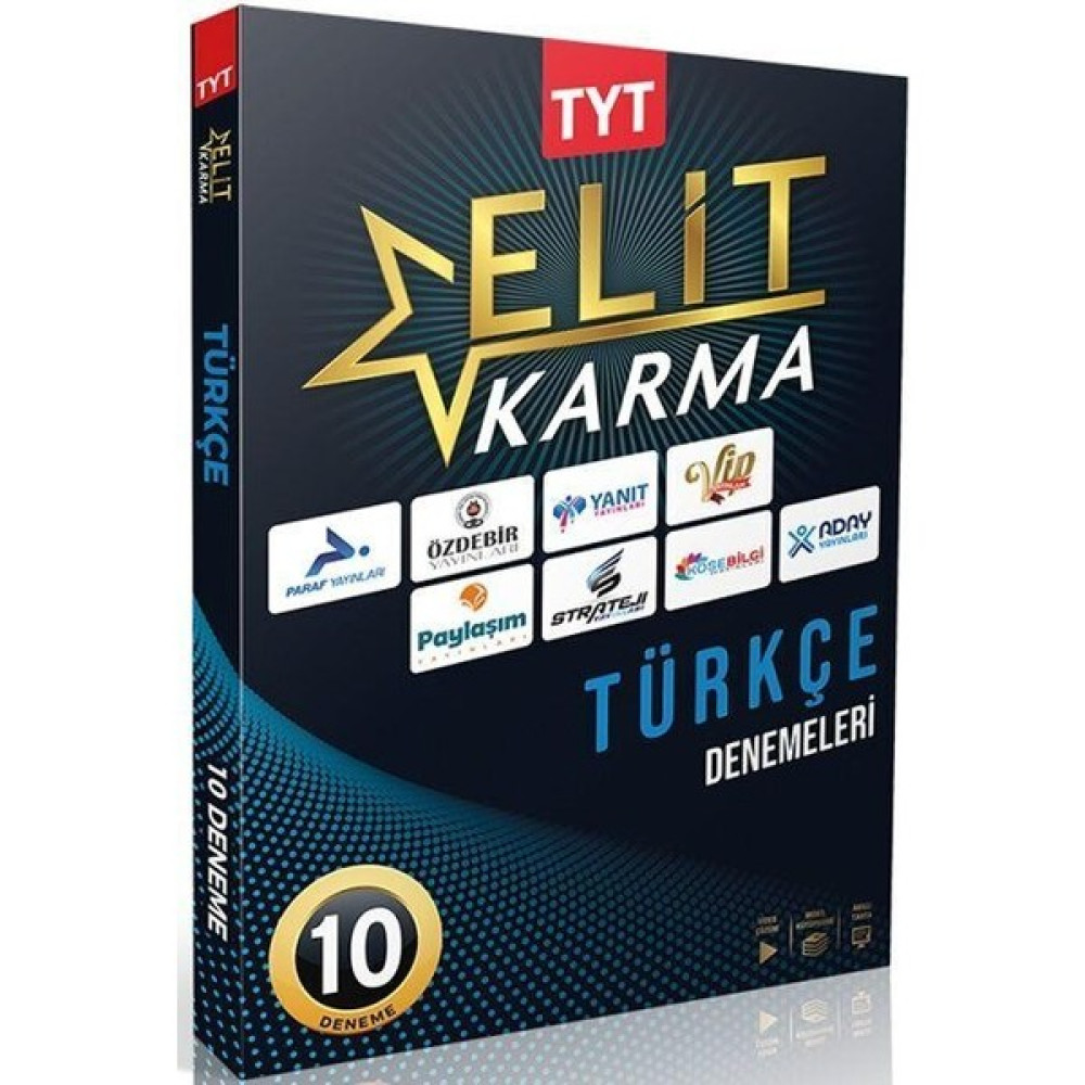 Paraf Tyt Türkçe Elit Karma 10 Deneme Paraf Yayınları Temel Yeterlilik Testi (TYT) Fiyatı