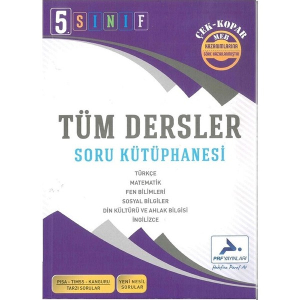 Paraf Yayınları 5. Sınıf Tüm Dersler Soru Kütüphanesi Tüm Dersler Fiyatı