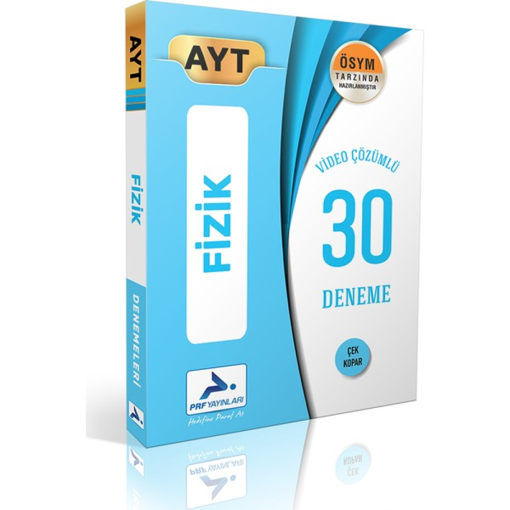 Paraf Yayınları AYT Fizik Video Çözümlü 30 Branş Denemesi Kaynak Kitapları Fiyatı