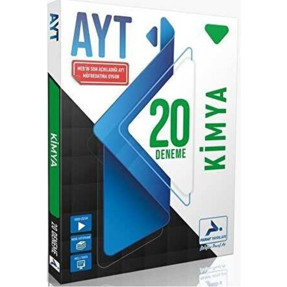 Paraf Yayınları Ayt Kimya 20 Li Deneme Temel Yeterlilik Testi (TYT) Fiyatı