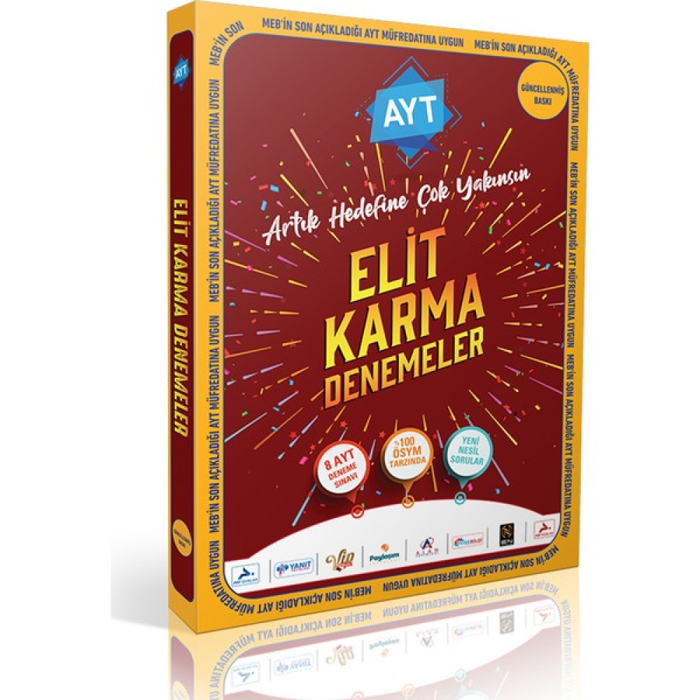 Paraf Yayınları Elit Karma AYT 2020 8 Fasikül Deneme Video Çözümlü Temel Yeterlilik Testi (TYT) Fiyatı
